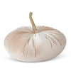 Velvet Stuffed Pumpkin with Gold Stem