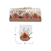 Dried Natural Corn Husk Turkeys w/ 12 Place Card/Photo Holders