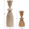 Mango Wood Taper Holders