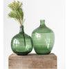 Green Vintage Reproduction Glass Bottle
