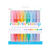 Confetti Stamp Double-Ended Markers - Set of 9