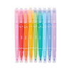 Confetti Stamp Double-Ended Markers - Set of 9