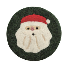  Santa Felted Trivet