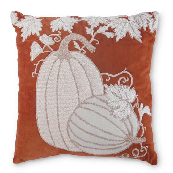 Velvet Pumpkin Pillow