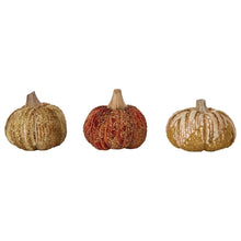  Fabric Chenille & Mango Pumpkin