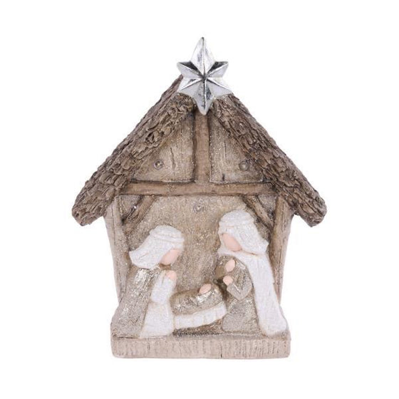 Holy Family in Manger