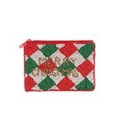 Christmas Beaded Coin Purses