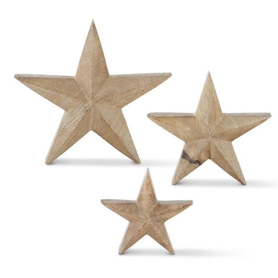 Mango Wood Stars
