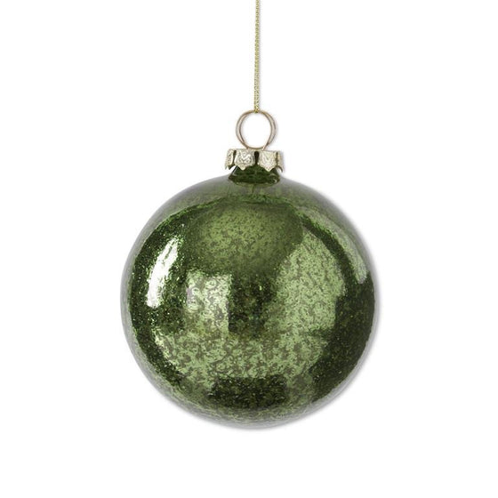 Green Glass Ornament