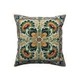  Square Cotton Embroidered Pillow