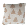 Knit Pillow with Tress & Metallic Gold Thread