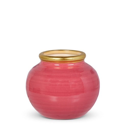 Dark Pink Vase