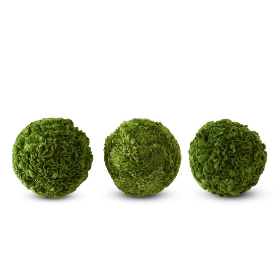 Assorted Faux Moss Balls