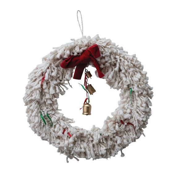 Handmade Yarn Wreath