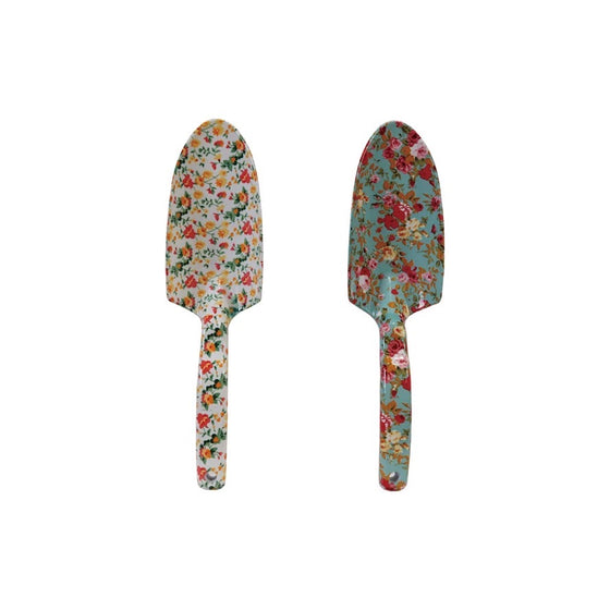 Aluminum Garden Spade with Floral Pattern