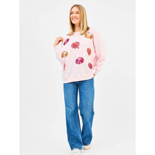  Sweatshirt with Sequin Pumpkins