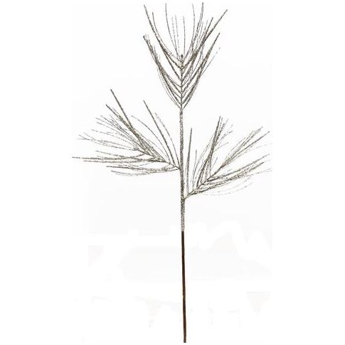 GLITTERED LONG NEEDLE PINE SPRAY