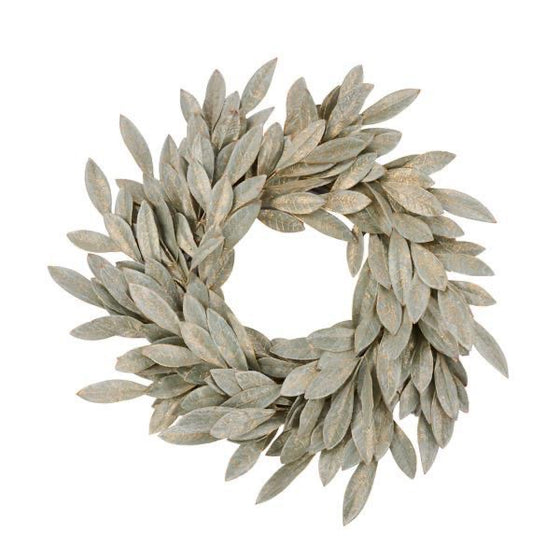 Brushed Bay Leaf Wreath