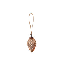  Embossed Mercury Pinecone Ornament