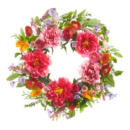 Colorful Floral Wreath