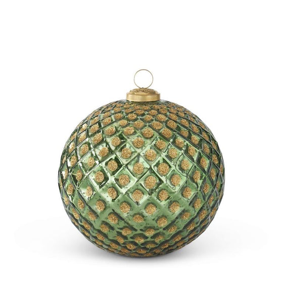 Glass Diamond Ornament