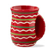 Festive Striped Handwarmer Mug