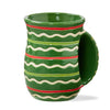 Festive Striped Handwarmer Mug