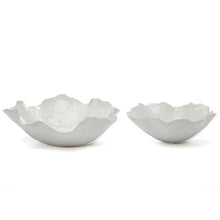  White Freeform Ceramic Bowl