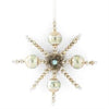 Snowflake Ornament w/ tinsel