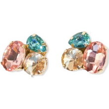  Bailey mixed post earrings teal