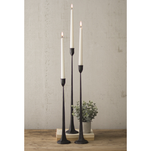 Cast Iron Taper Candle Holders