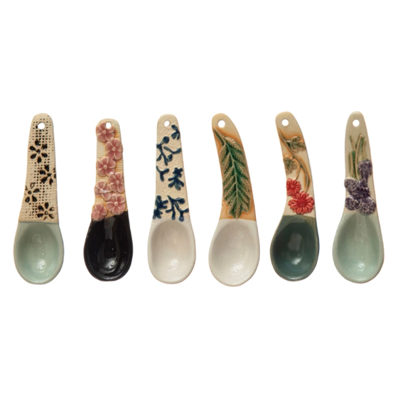 Hand Painted Spoon with Handle