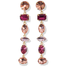  Portia ombre dangle earrings pink