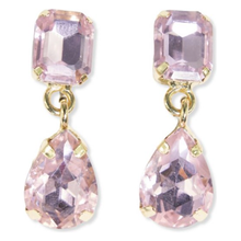  Allysa solid dangle earrings light pink