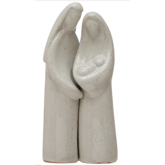 Stoneware Holy Family