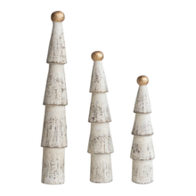  Wood Trees w/ Gold Ball Top