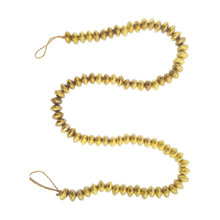  Hammered Metal Bead Garland - Brass Finish