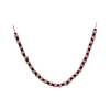 Cotton Pom Pom Garland, Country Red & Cream