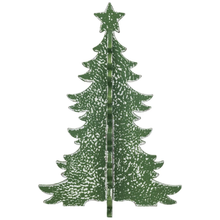  Interlocking Christmas Tree - Distressed Green