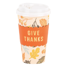  GIVE THANKS FOLIAGE TO GO CUP