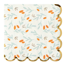  STEMS PATTERN SCALLOP NAPKIN