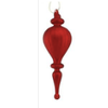 Mercury Matte Red Finial Ornaments
