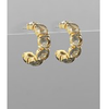 Paved Round Glass Hoops