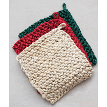  Square Jute Crocheted Pot Holder