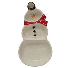  Snowman Dish