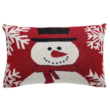  Cotton Knit Snowman Pillow