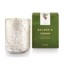  Balsam & Cedar Small Luxe Sanded Mercury Glass Candle