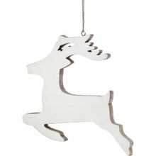  Wood Reindeer Ornament