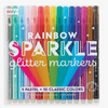 Rainbow Sparkle Glitter Markers