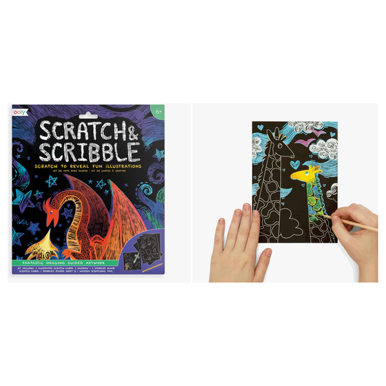 Scratch & Scribble Dragons Set